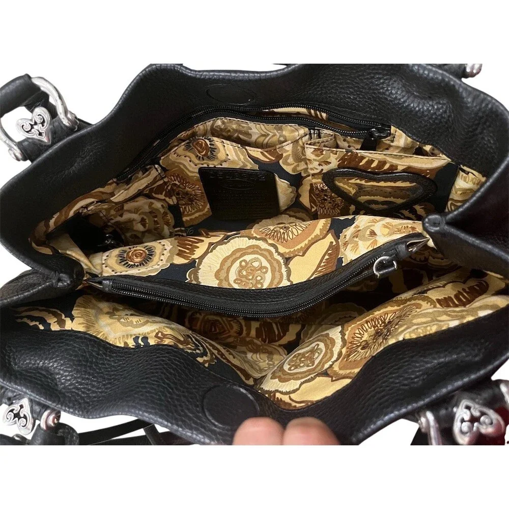 Brighton Masterpiece Collection Shoulder Bag Womens Large Black